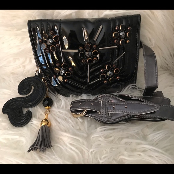 B2E by BRACHER EMDEN Handbags - 💕Bracher Emden Leather & swarovski Crossbody💕
